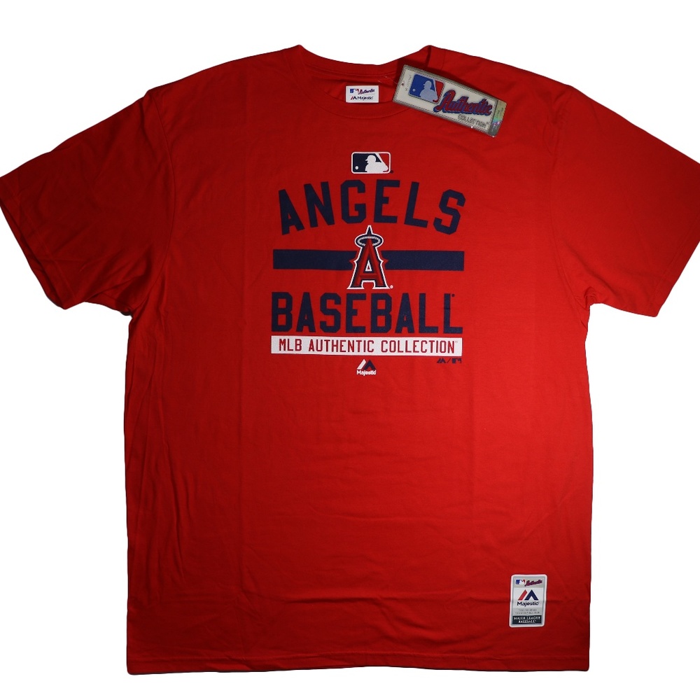 NWT Majestic Angels Baseball T-Shirt
